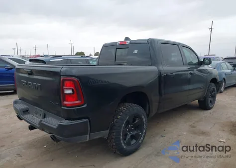 2025 Ram 1500 Warlock 4X4 5'7 Box из США, поврежденный, VIN 1C6SRFGP6SN693397